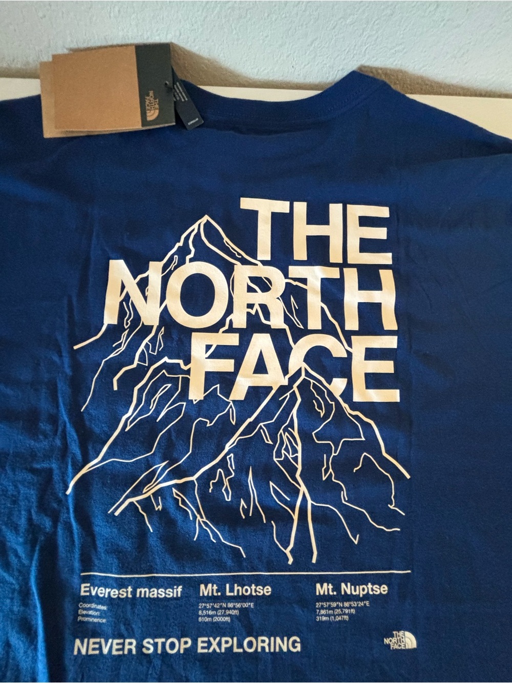 The North Face Men's Mountain Top T-Shirt Sz Lg